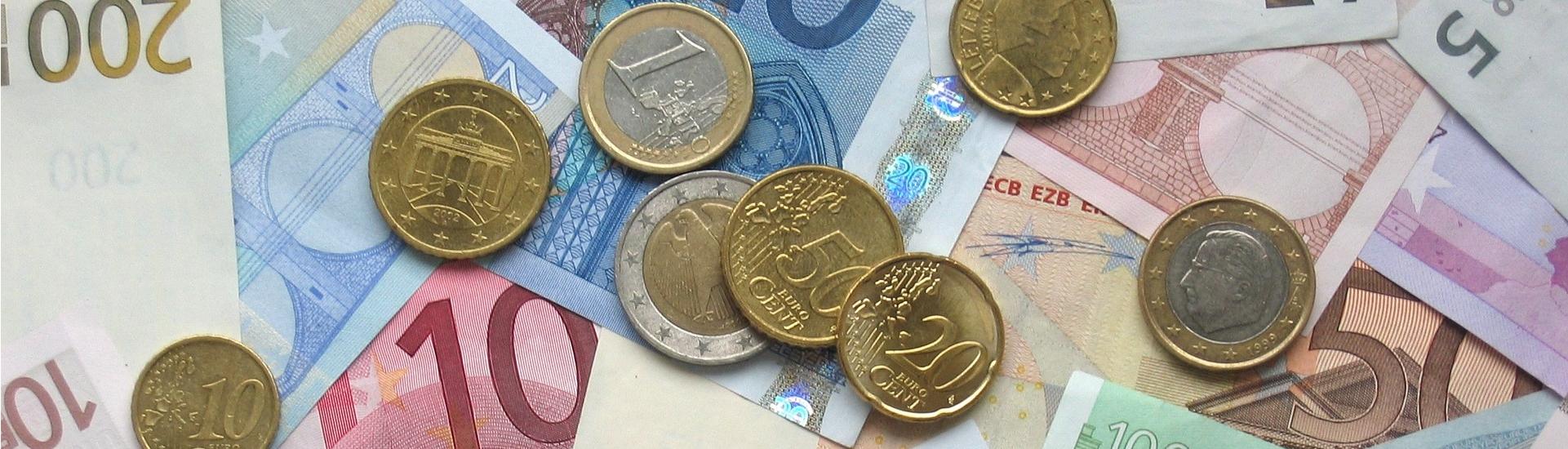 Billets et pièces Euros